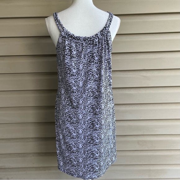 •J. Valdi• Black/White Patterned Sundress - Size Medium - Picture 5 of 6